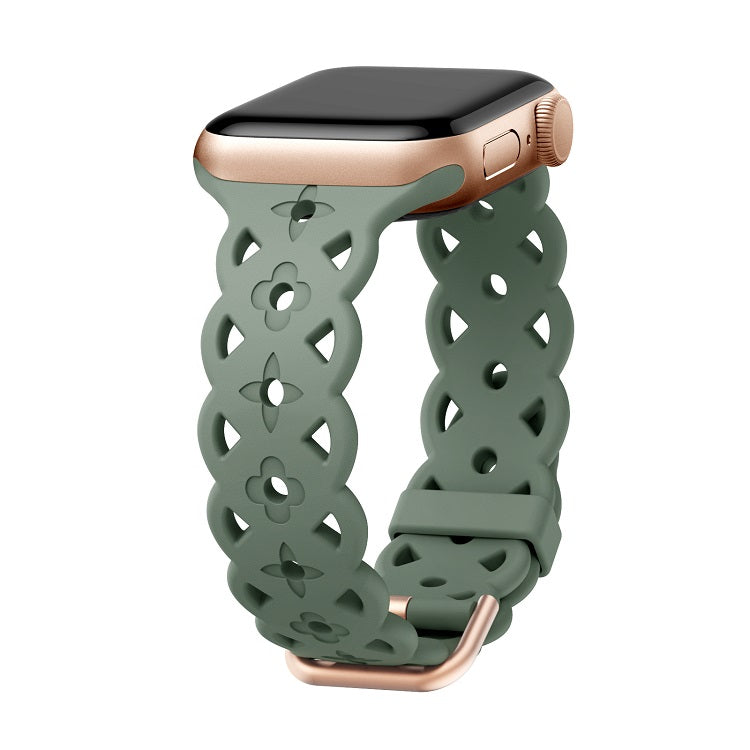 Hollow-Out Lace Silicone Band for Apple Watch