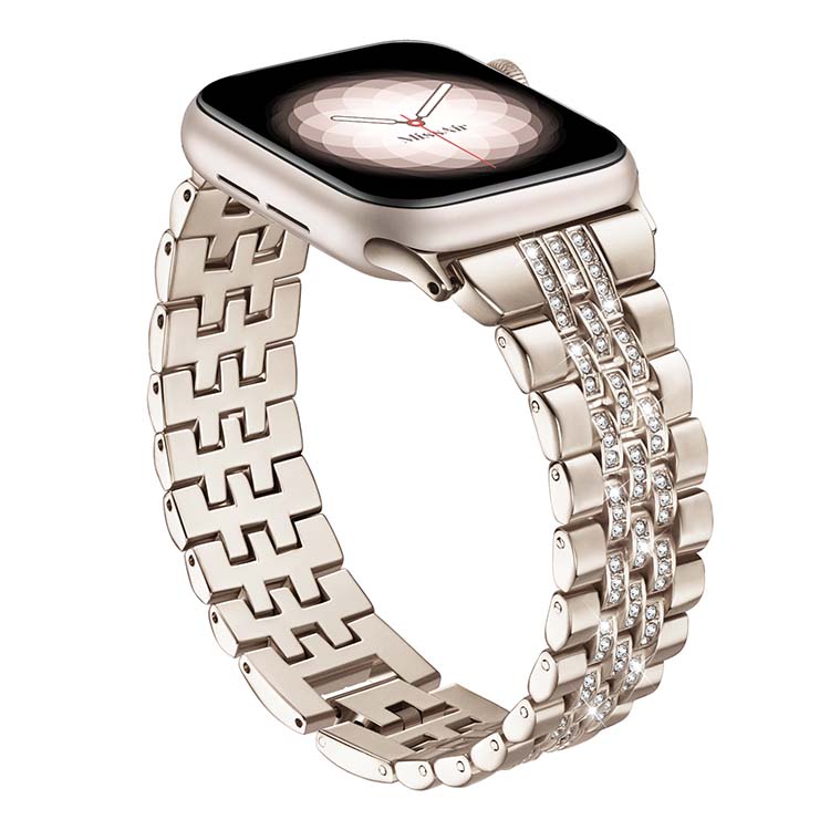 Diamond apple best sale watch band