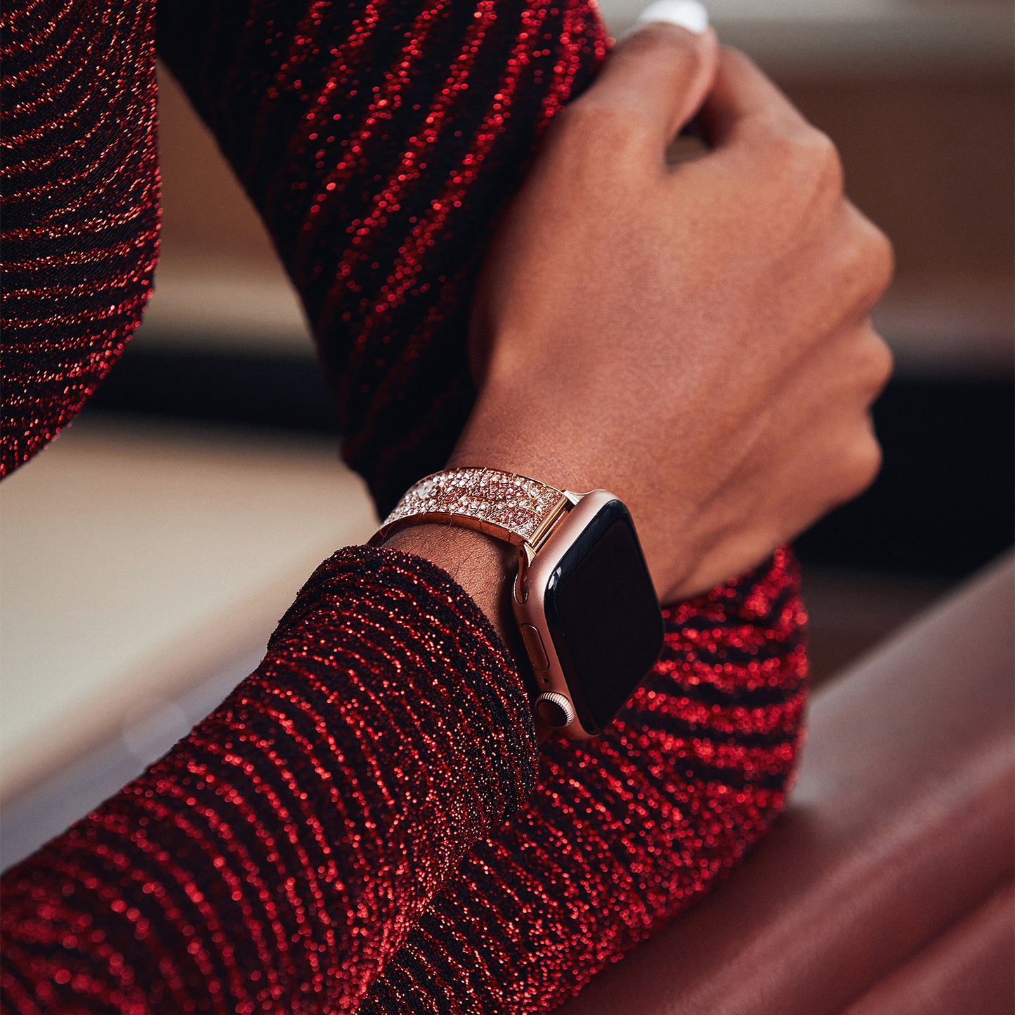 Autumn Leaves Bling Band for Apple Watch