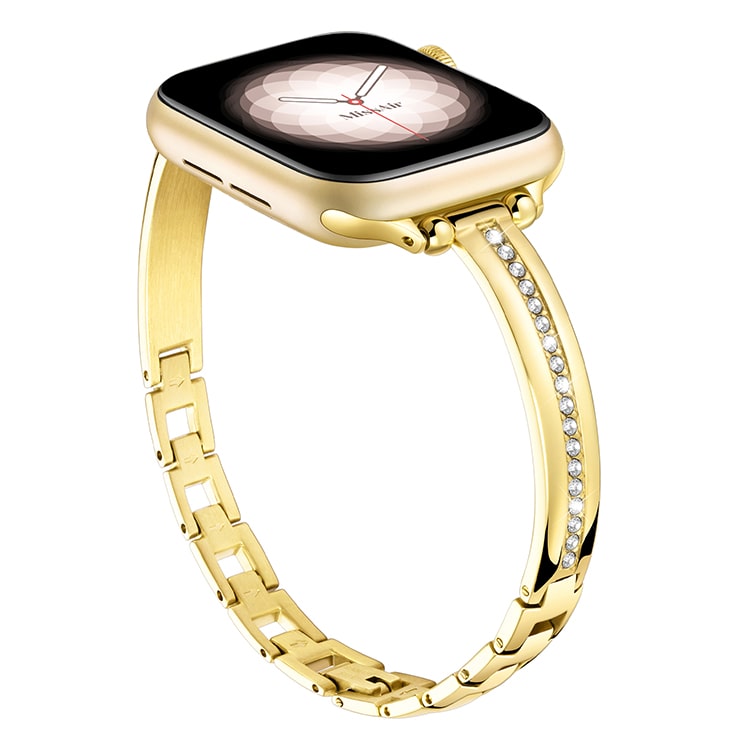 Golden Power Slim Diamond Bracelet for Apple Watch