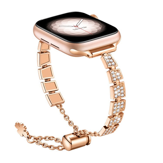 Sparkling Square Link Bracelet for Apple Watch